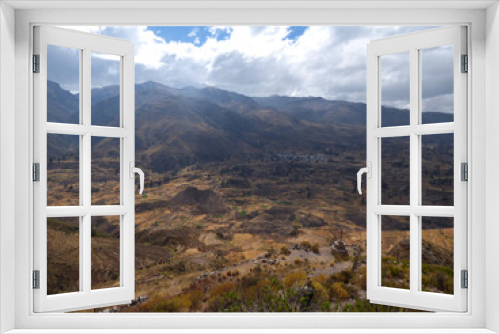 Fototapeta Naklejka Na Ścianę Okno 3D - Colca Canyon (Rio Colca) - Arequipa, Peru