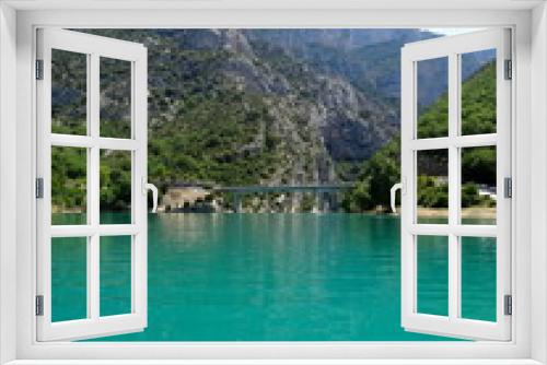 Fototapeta Naklejka Na Ścianę Okno 3D - Lac de Sainte-Croix - Verdon - France
