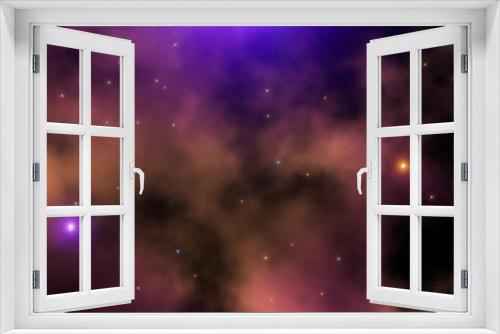 Fototapeta Naklejka Na Ścianę Okno 3D - Milky Way chaos
