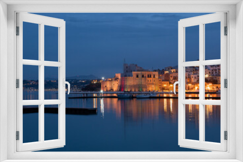 Fototapeta Naklejka Na Ścianę Okno 3D - Il porto di Castellammare del Golfo visto al tramonto.