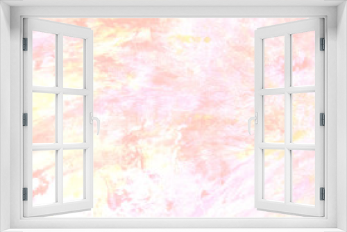 Delicate acrylic background with marble effect, white, pink, peach, yellow, banner, card, watercolor