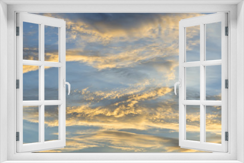 Fototapeta Naklejka Na Ścianę Okno 3D - The evening sky