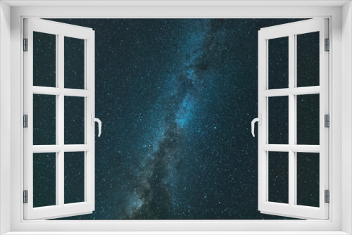 Fototapeta Naklejka Na Ścianę Okno 3D - Blue night sky, Milky Way