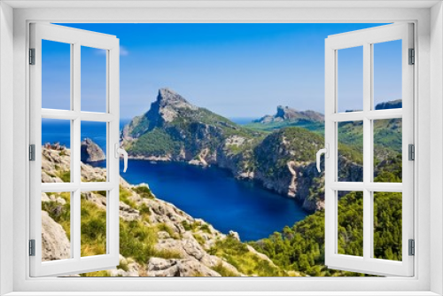 Fototapeta Naklejka Na Ścianę Okno 3D - Formentor Landscape, Mallorca, Balearic island, Spain
