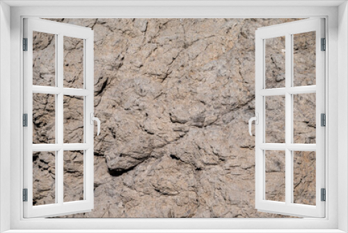 Fototapeta Naklejka Na Ścianę Okno 3D - Rough texture of a natural rock at Isola delle Femmine, Italy