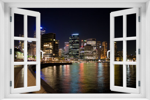 Fototapeta Naklejka Na Ścianę Okno 3D - Sydney Nacht