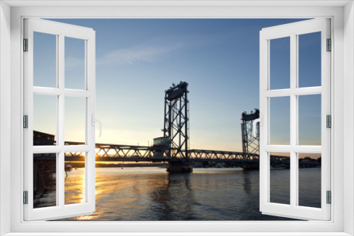 Fototapeta Naklejka Na Ścianę Okno 3D - Portsmouth, New Hampshire Bridge