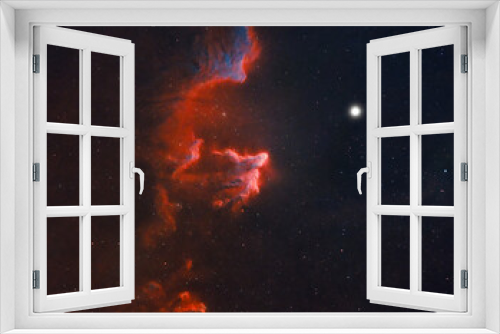 Fototapeta Naklejka Na Ścianę Okno 3D - The Ghost of Cassiopeia (IC63).