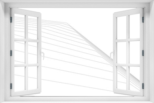 Fototapeta Naklejka Na Ścianę Okno 3D - Abstract architectural design 3d rendering
