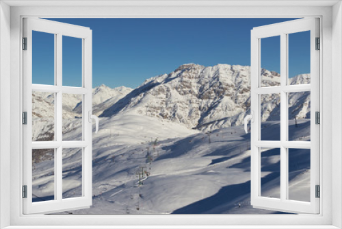 Fototapeta Naklejka Na Ścianę Okno 3D - winter in Alps