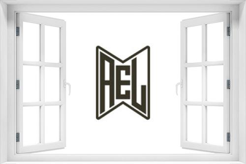 Fototapeta Naklejka Na Ścianę Okno 3D - AEL LOGO DESIGN VECTOR TEMPLATE