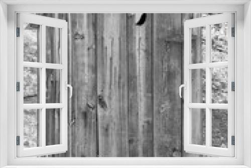 Fototapeta Naklejka Na Ścianę Okno 3D - Old wooden outhouse.