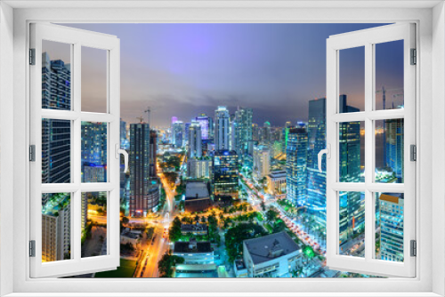 Fototapeta Naklejka Na Ścianę Okno 3D - Miami, Florida, USA Downtown Cityscape