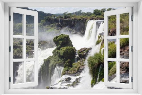 Fototapeta Naklejka Na Ścianę Okno 3D - Iguazu Wasserfälle - Argentinien