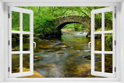 Fototapeta Naklejka Na Ścianę Okno 3D - Dartmoor Bridge