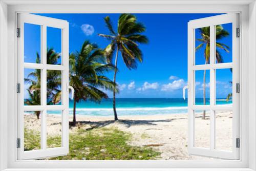 Fototapeta Naklejka Na Ścianę Okno 3D - tropical beach