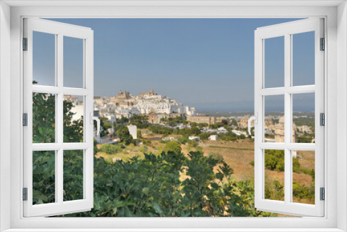 Ostuni a city  in the province of Brindisi, region of Apulia, Italy