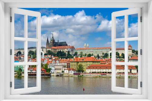 Fototapeta Naklejka Na Ścianę Okno 3D - Prague ,Charles bridge