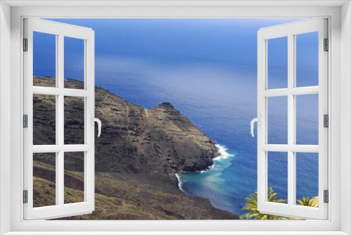 Fototapeta Naklejka Na Ścianę Okno 3D - The Arguamul coastline  view, La Gomera, Canary Island, Spain
