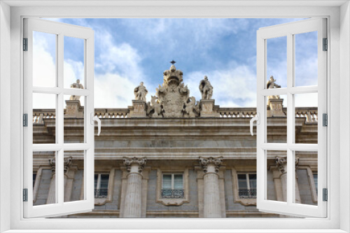 Fototapeta Naklejka Na Ścianę Okno 3D - Royal Palace in Madrid, Spain