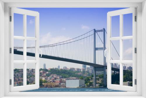 Fototapeta Naklejka Na Ścianę Okno 3D - Bosphorus Bridge@Istanbul