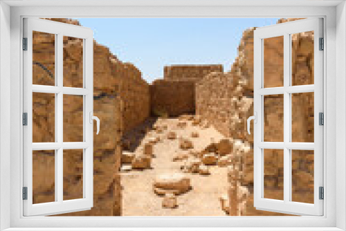 Fototapeta Naklejka Na Ścianę Okno 3D - Masada National Park, Israel, Middle East, Ancient Ruins