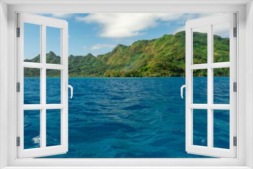 Fototapeta Naklejka Na Ścianę Okno 3D - Huahine's lagoon, French Polynesia