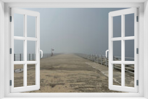 Fototapeta Naklejka Na Ścianę Okno 3D - sea fog