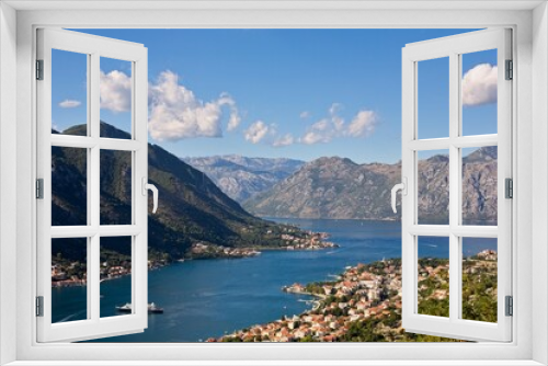 Fototapeta Naklejka Na Ścianę Okno 3D - The Serene Bay of Kotor