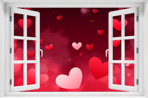 Romantic heart-shaped Valentine's Day background, symbolizing Valentine's Day, wedding, love