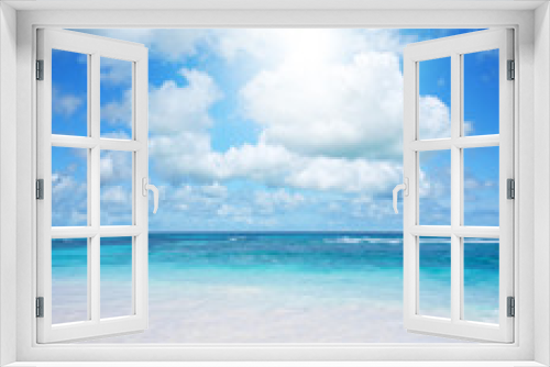 Fototapeta Naklejka Na Ścianę Okno 3D - Peaceful tropical beach