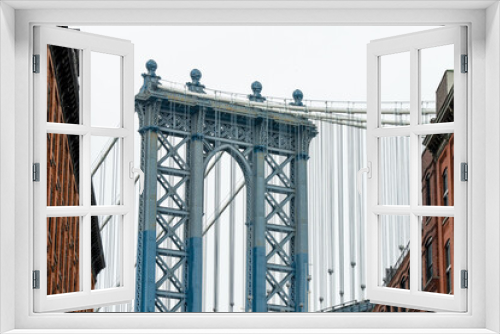 Fototapeta Naklejka Na Ścianę Okno 3D - brooklyn pont new york dumbo