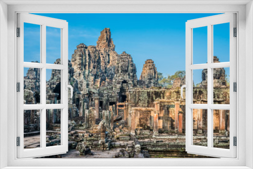 Fototapeta Naklejka Na Ścianę Okno 3D - prasat bayon temple Angkor Thom Cambodia