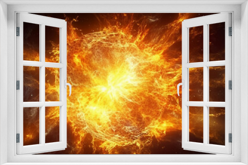 Fototapeta Naklejka Na Ścianę Okno 3D - Solar Flare - Explosion