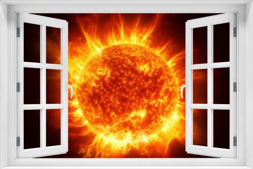 Fototapeta Naklejka Na Ścianę Okno 3D - Solar Flare - Explosion