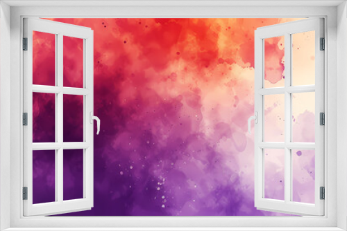 modern abstract soft colored background with watercolors and a dominant red and purple color