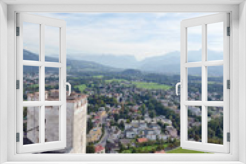 Fototapeta Naklejka Na Ścianę Okno 3D - Hohensalzburg castle