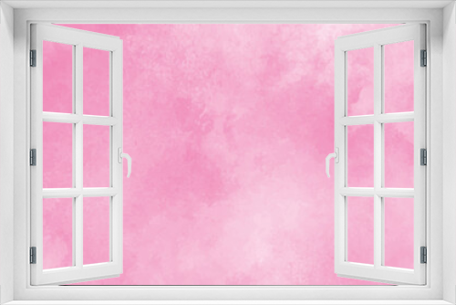 Fototapeta Naklejka Na Ścianę Okno 3D - beautiful decorative and lovely Soft Pink grunge watercolor texture,pink colorful modern pink paper texture perfect for wallpaper, cover, card and cover. Grunge background frame Soft pink watercolor,