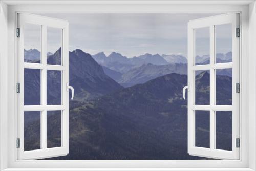 Fototapeta Naklejka Na Ścianę Okno 3D - alpenpanorama vom hinteren sonnwendjoch aus gesehen