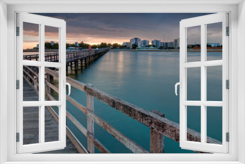 Fototapeta Naklejka Na Ścianę Okno 3D - Wooden Pier