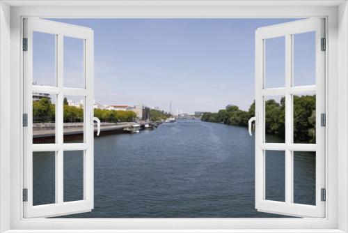 Fototapeta Naklejka Na Ścianę Okno 3D - Quai de Seine à Issy les Moulineaux