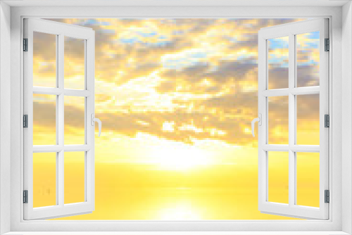 Fototapeta Naklejka Na Ścianę Okno 3D - Rising Dawn Horizon