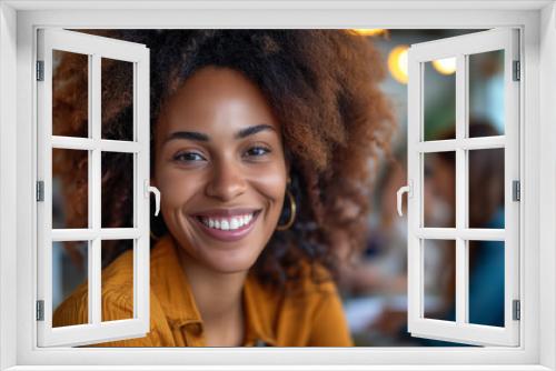 Black businesswoman portrait. Diversity in the workplace. Candid office portrait.