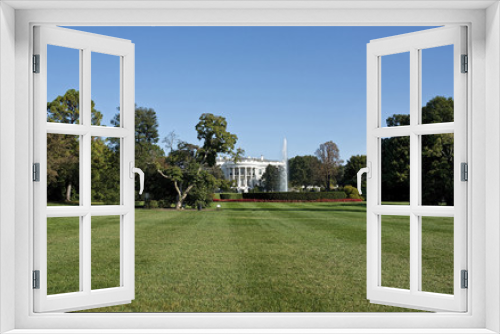 Fototapeta Naklejka Na Ścianę Okno 3D - White House.