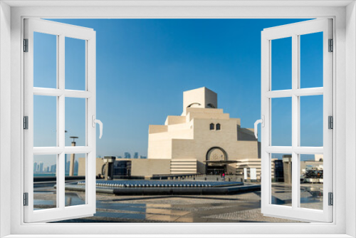 Fototapeta Naklejka Na Ścianę Okno 3D - Doha, Qatar