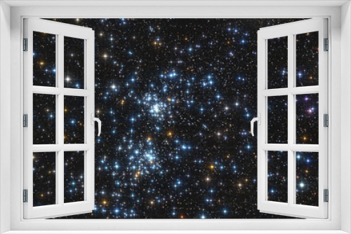 Fototapeta Naklejka Na Ścianę Okno 3D - star double cluster