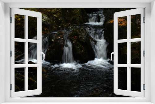 Fototapeta Naklejka Na Ścianę Okno 3D - Natural Waterfall