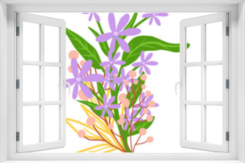 Fototapeta Naklejka Na Ścianę Okno 3D - Romantic bouquet flower 
