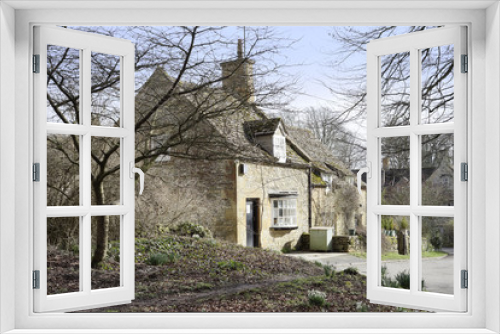 Fototapeta Naklejka Na Ścianę Okno 3D - cottage