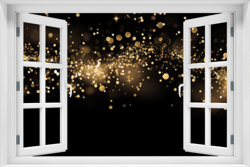 Happy New Year Celebration Sparkles Banner, space for text	
